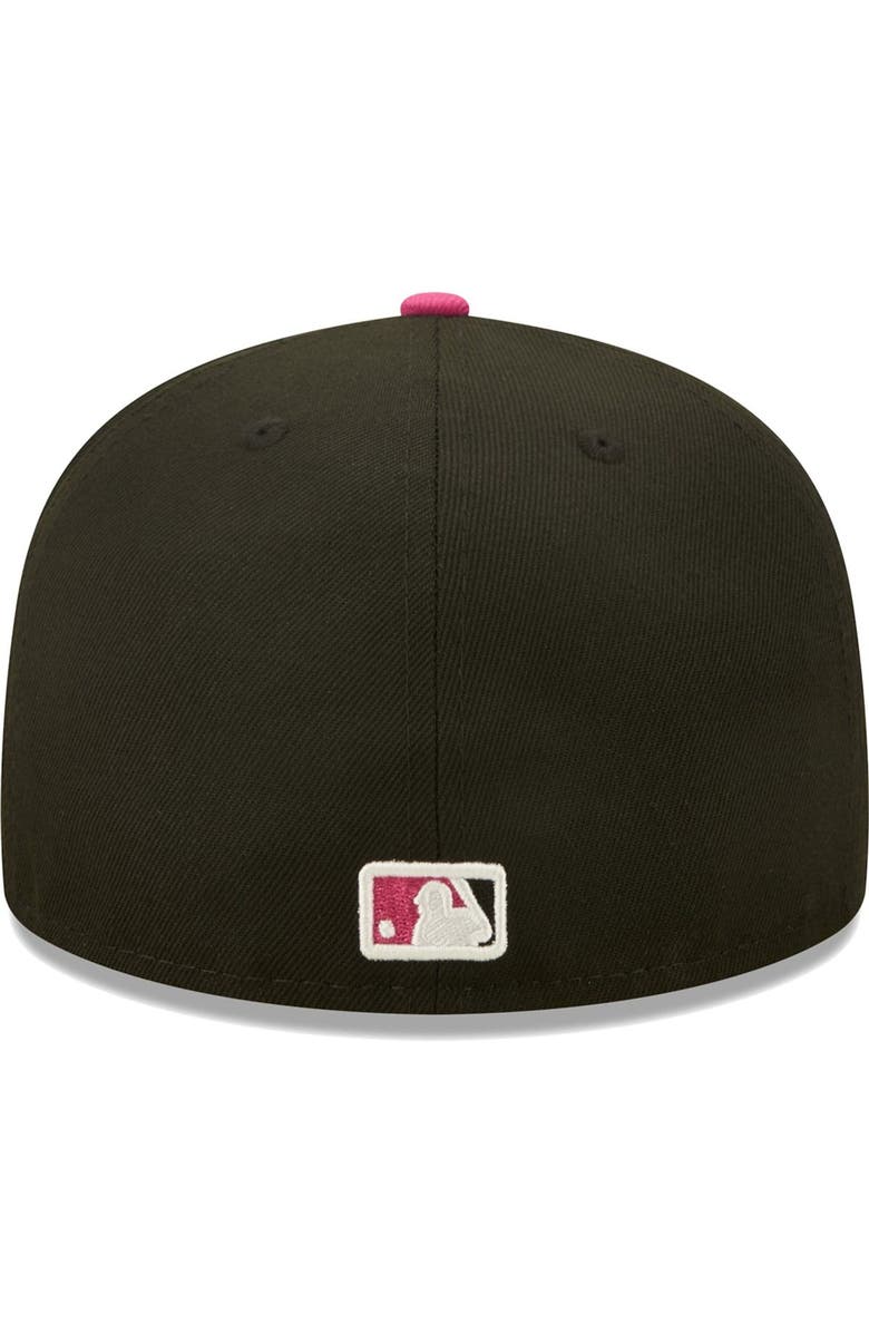 New Era Men's New Era Black/Pink Oakland Athletics 1972 World Series Champions  Passion 59FIFTY Fitted Hat, Alternate, color, 