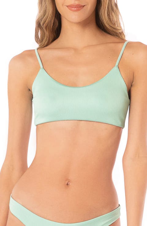 Fair Aqua Lanai Reversible Bikini Top