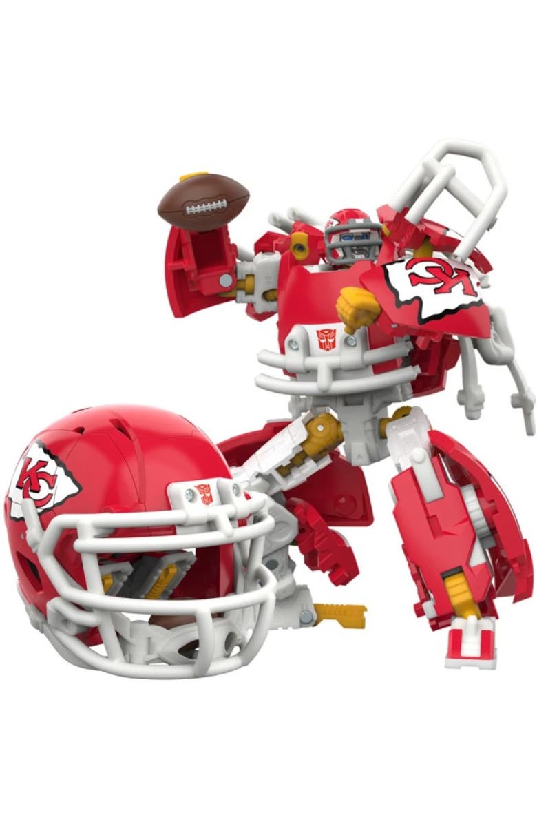HASBRO KC-59 (Kansas City Chiefs) Tranformers NFL Action Figure, Main, color, Multi-Color
