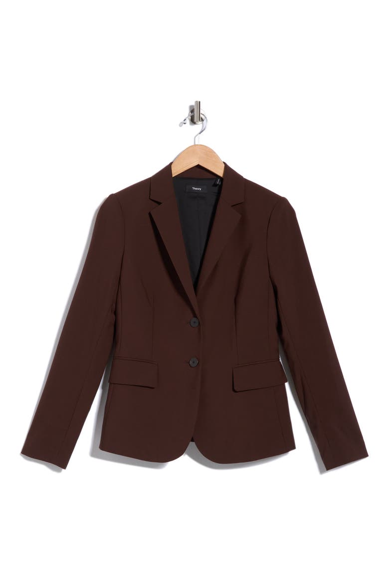 Carissa Wool Blend Blazer, Alternate, color, CACAO