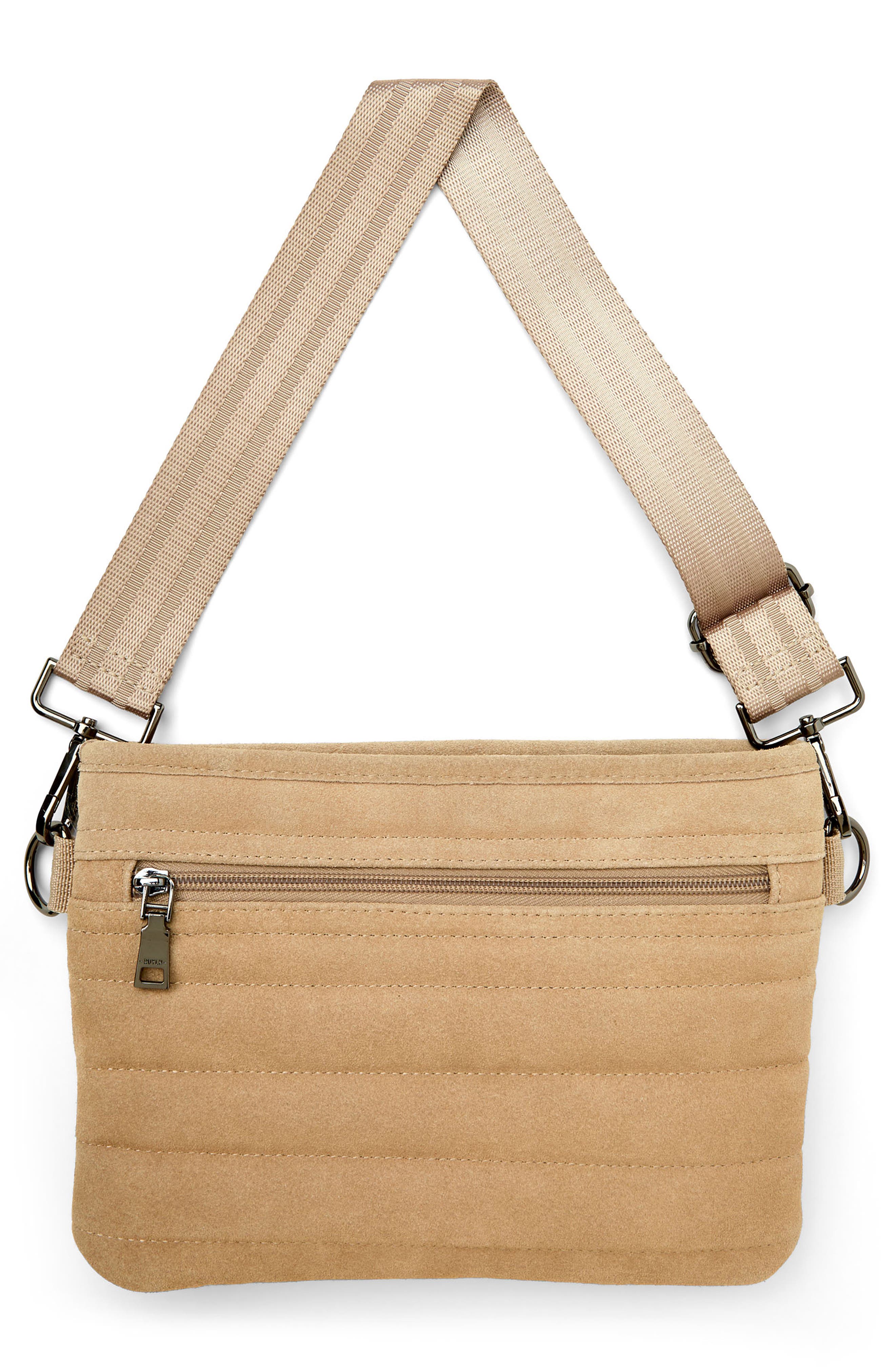 Bum 2.0 Suede Crossbody Bag, Alternate, color, STONE SUEDE
