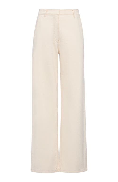 Another Tomorrow Carpenter Denim Pant In Metallic