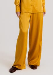 Alas Silk Wide Leg Pants