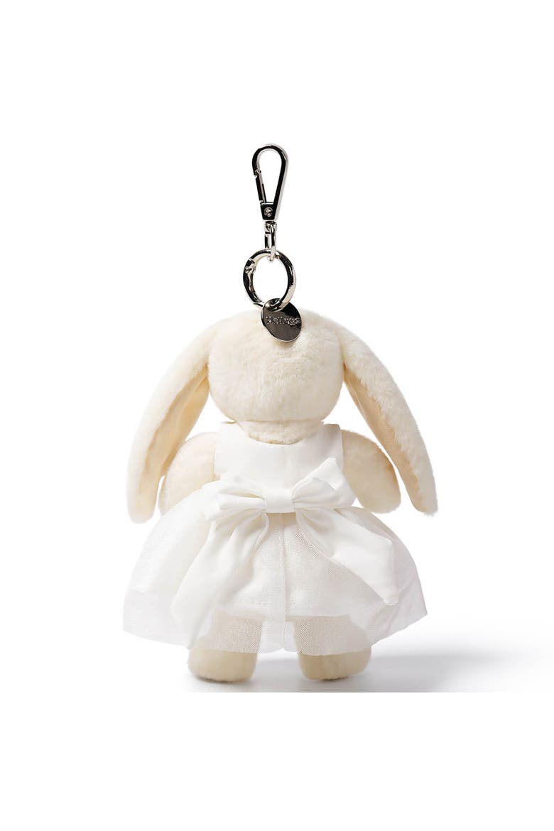 Smiling Leveret Bunny Plush Bag Charm, Alternate, color, Multicolored