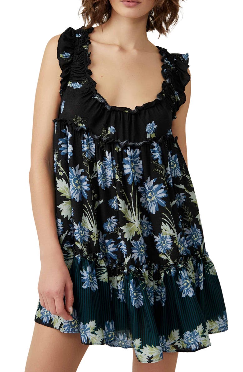 Free People Bali Wild Daisy Minidress, Alternate, color, 