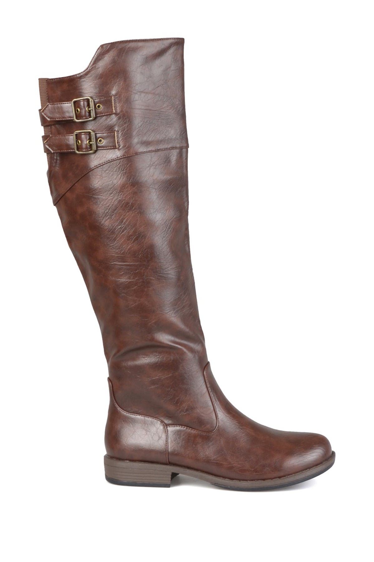 JOURNEE Tori Riding Boot, Alternate, color, BROWN
