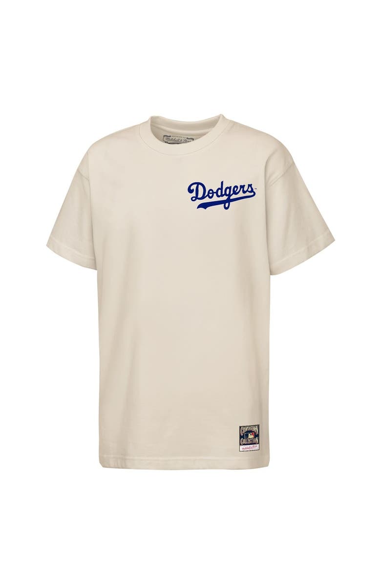 Mitchell & Ness Youth Mitchell & Ness Jackie Robinson Natural Los Angeles Dodgers 42 For All T-Shirt, Alternate, color, Natural