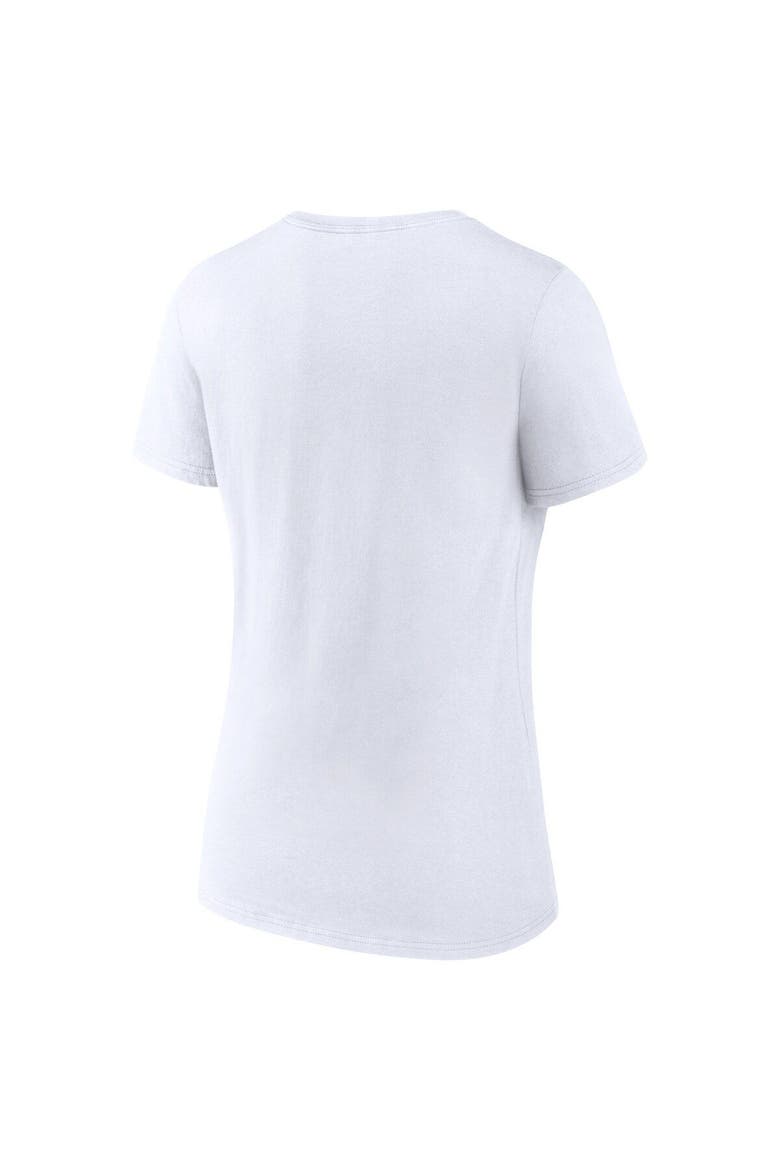 Women's Fanatics Branded  White Miami Heat 2023 Eastern Conference Champions Locker Room Authentic V-Neck T-Shirt, Alternate, color, White