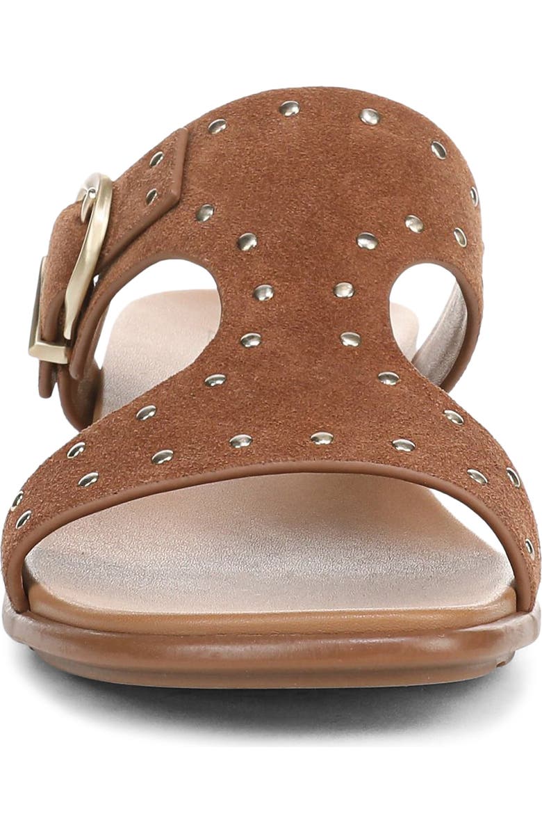 Naturalizer Studded Beach Slide Sandal, Alternate, color, Walnut Wake