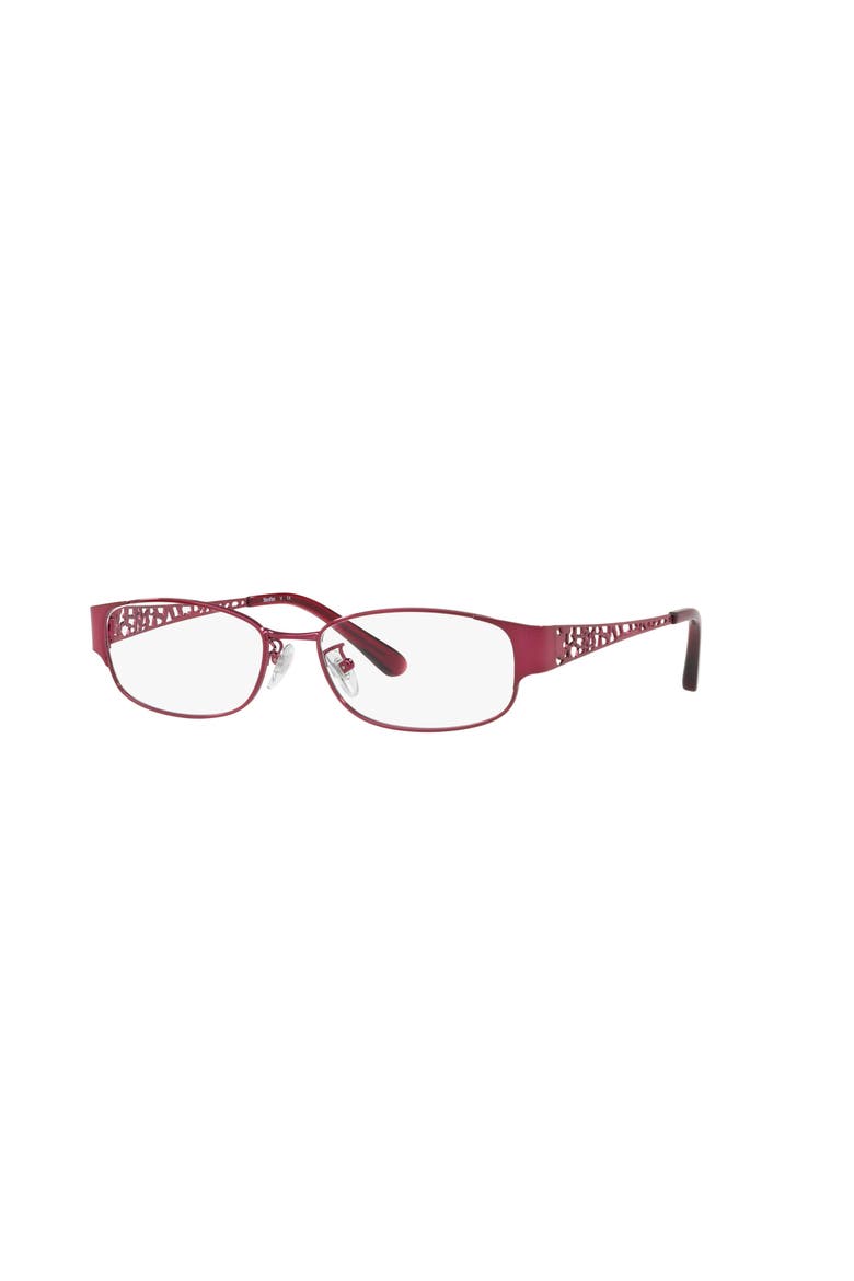 54mm Rectangle optical glasses, Main, color, Red