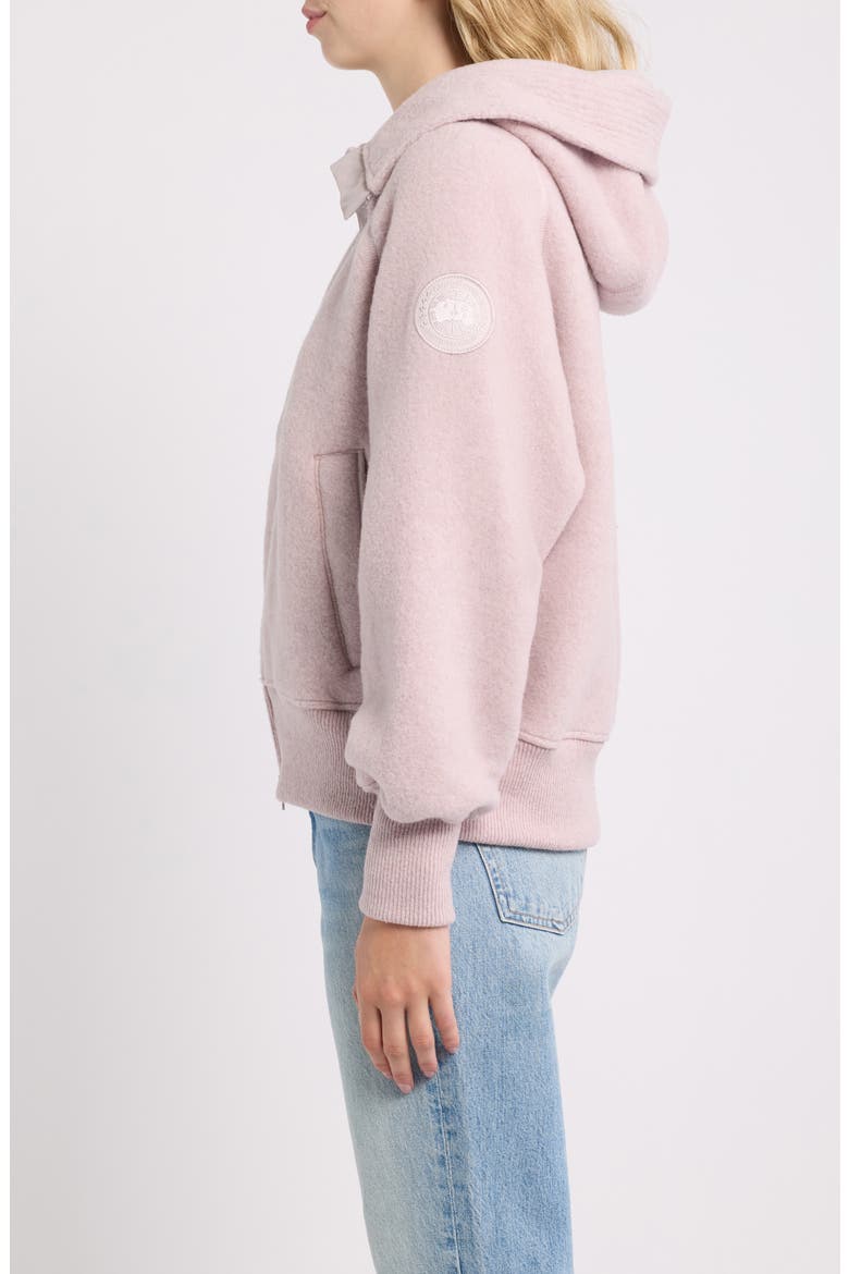 Chilliwack Kind Fleece Bomber Jacket, Alternate, color, LUCENT ROSE