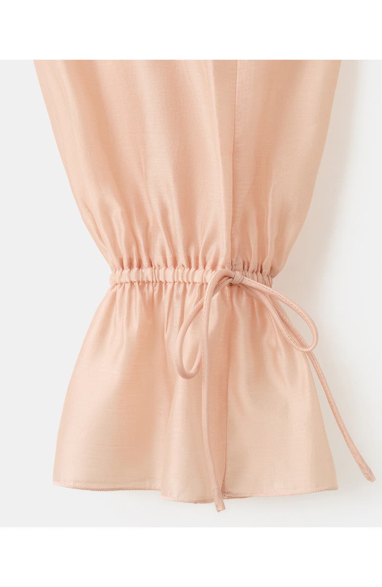 MANGO Ruffle Chiffon Top, Alternate, color, Pastel Pink