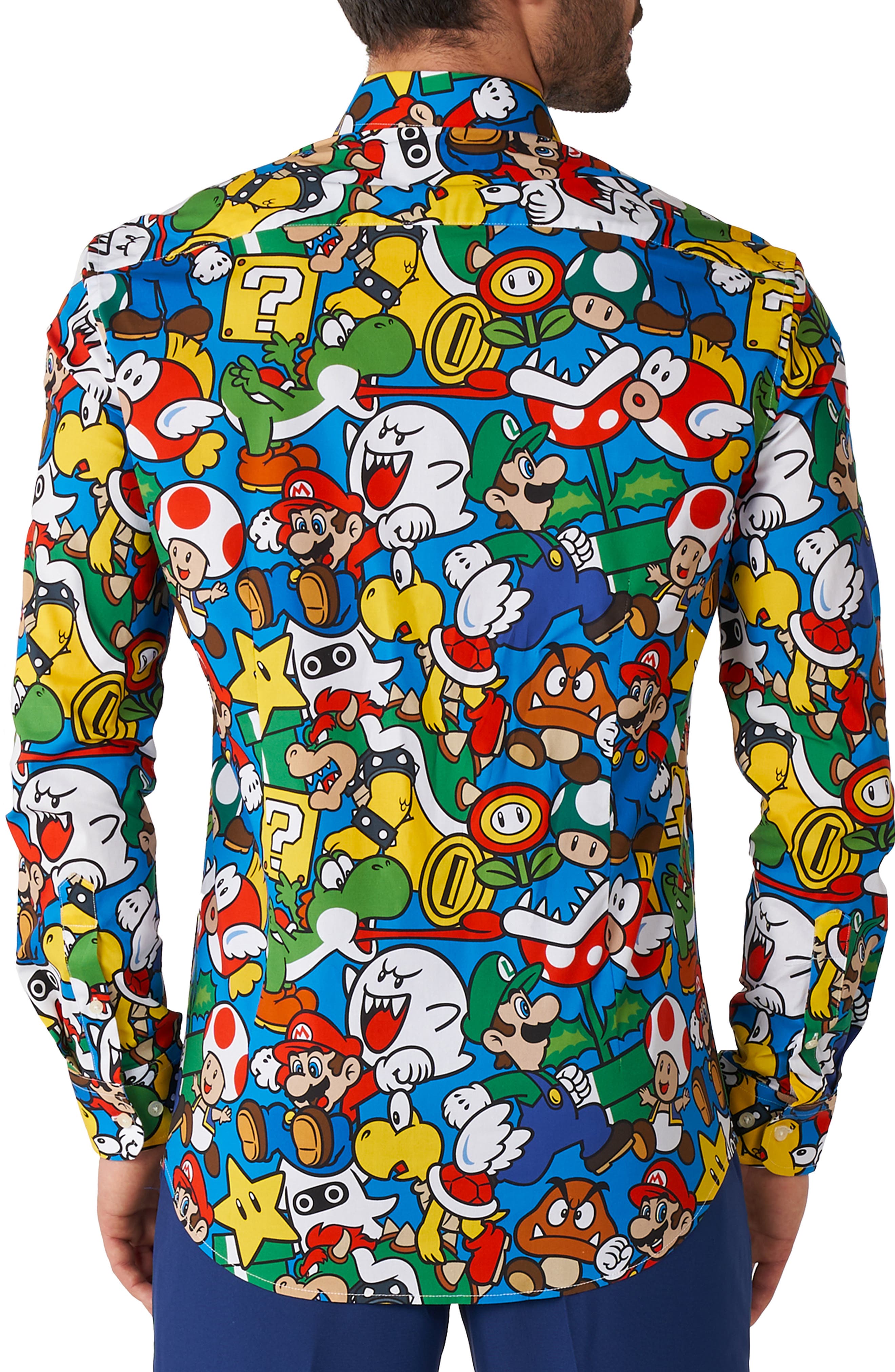 Super Mario Button-Up Shirt - image 2