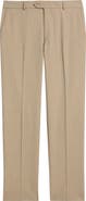 Berle Lightweight Flat Front Mesh Weave Wool Dress Pants