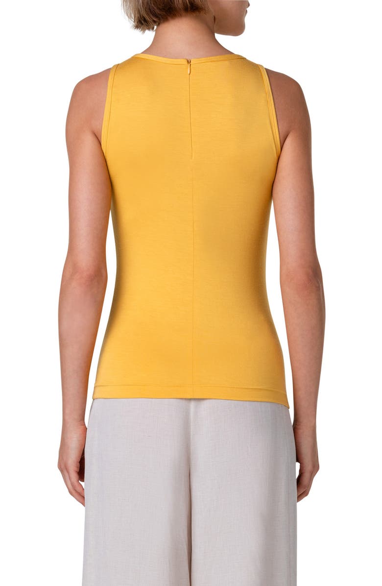 Akris punto Sleeveless Stretch Modal Top, Alternate, color, Sun
