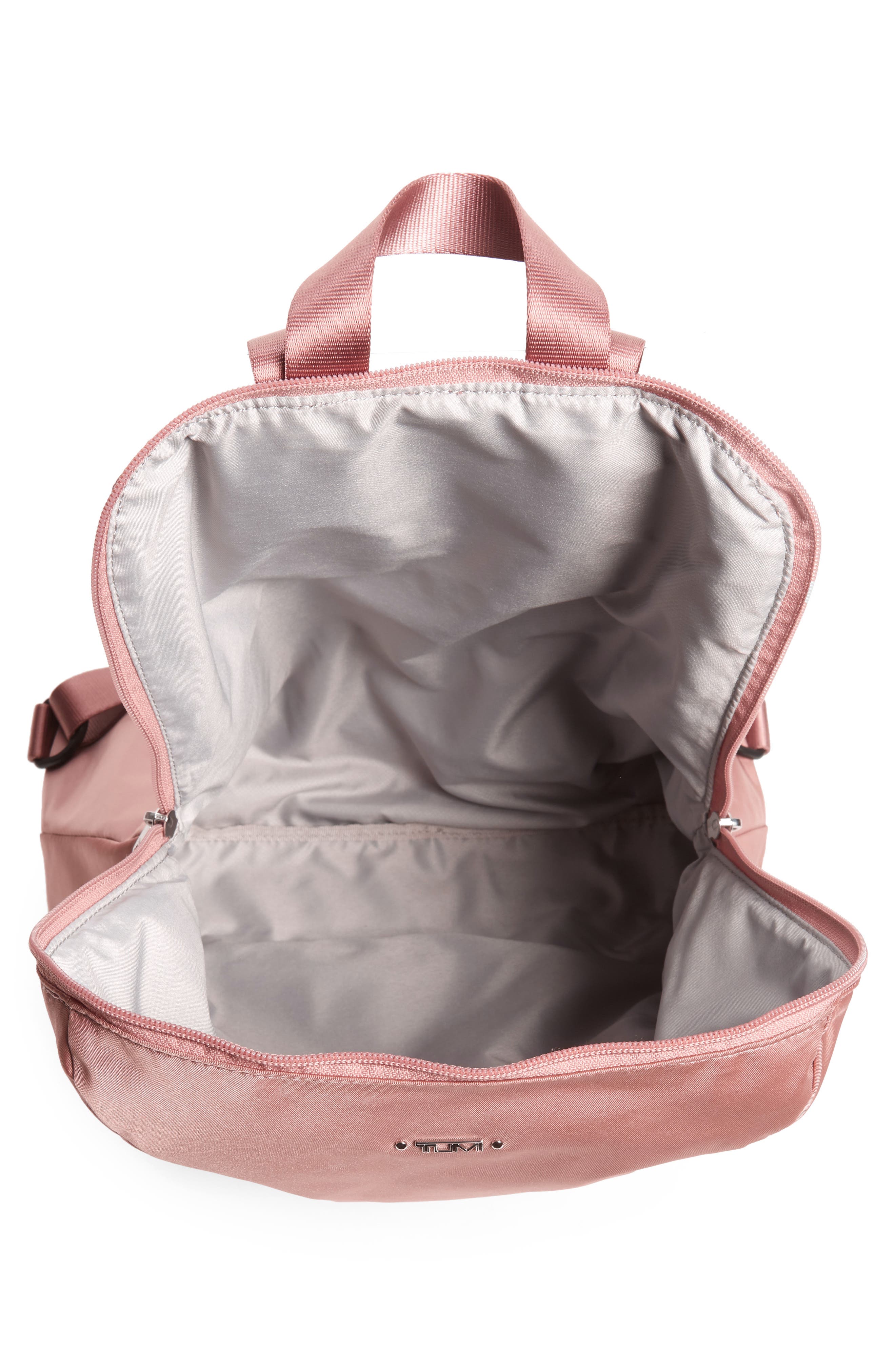 Voyageur - Just in Case Nylon Travel Backpack, Alternate, color, DUSTY ROSE