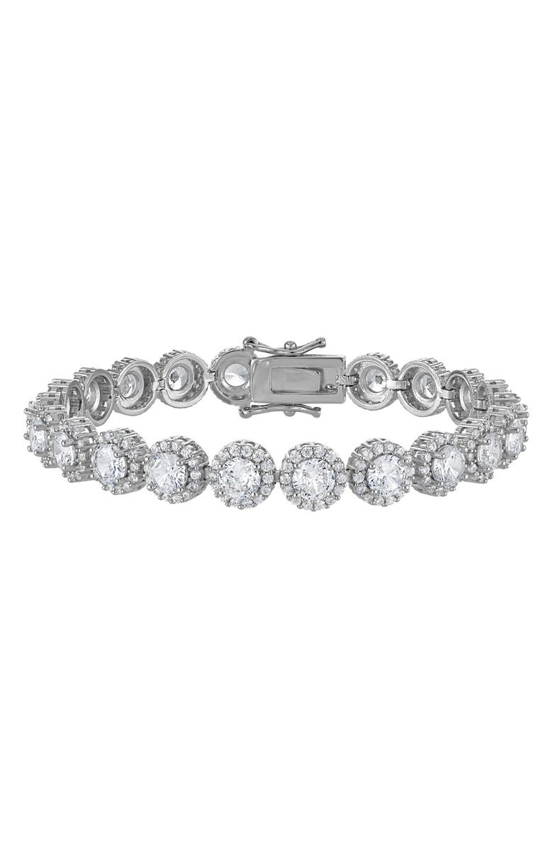 FZN Halo Tennis Bracelet, Main, color, 