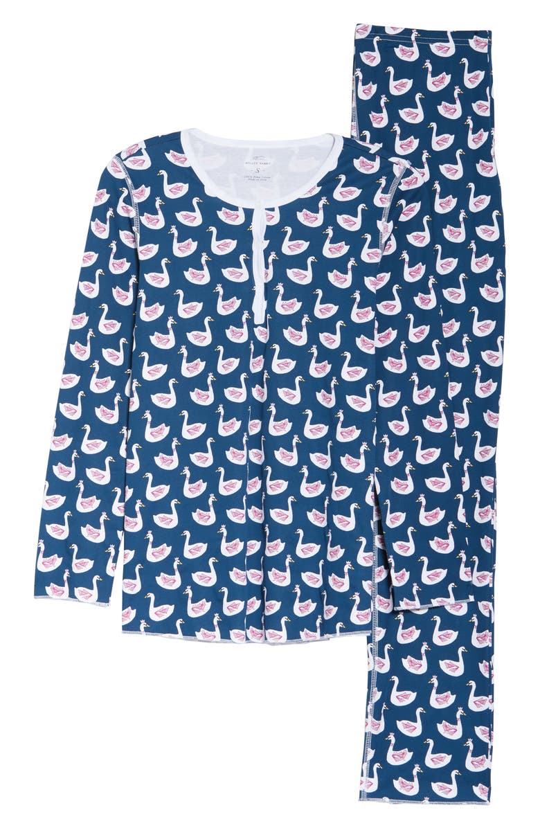 Roller Rabbit Pond Royals Pajamas, Alternate, color, 