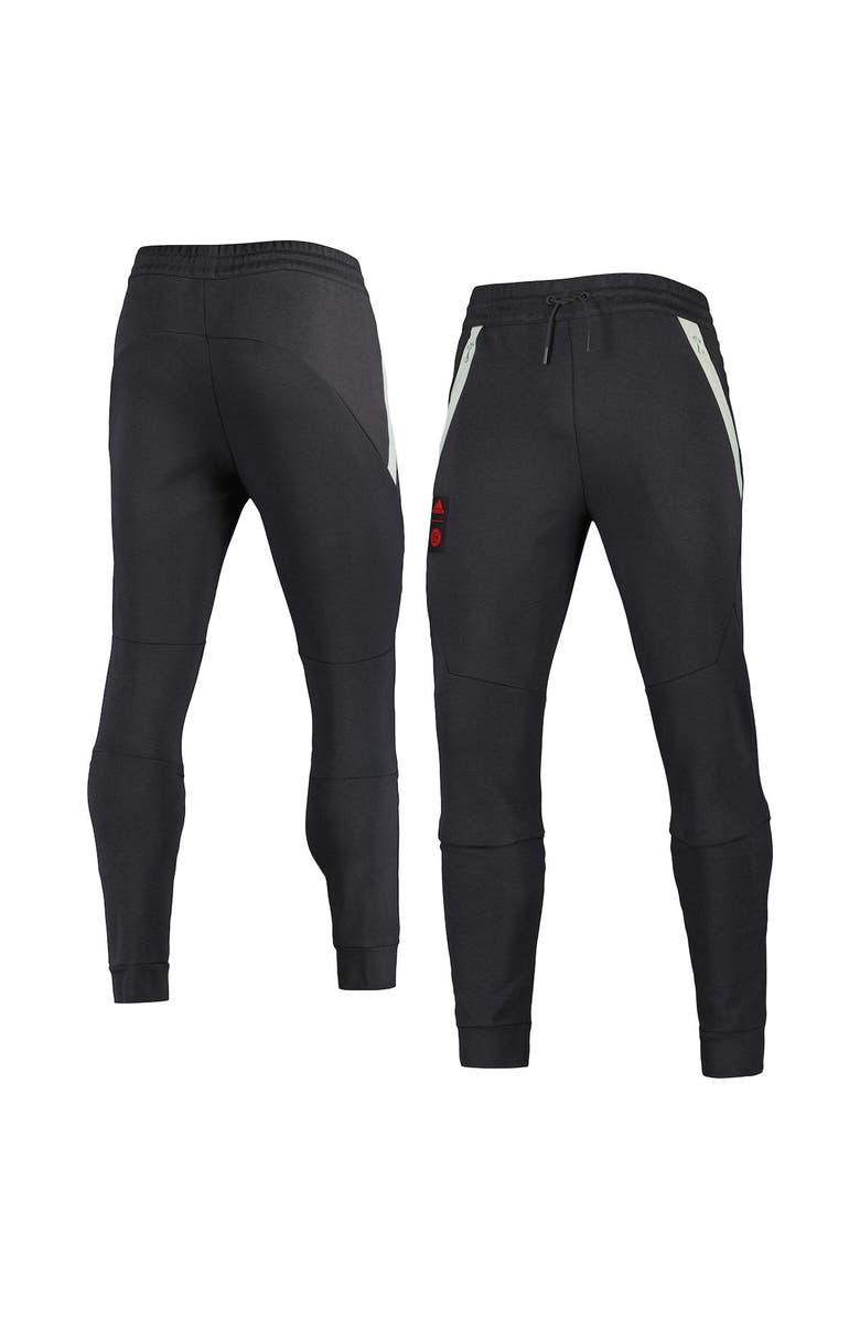 adidas Men's adidas Black Chicago Fire 2023 Player Club Travel Pants, Main, color, Charcoal