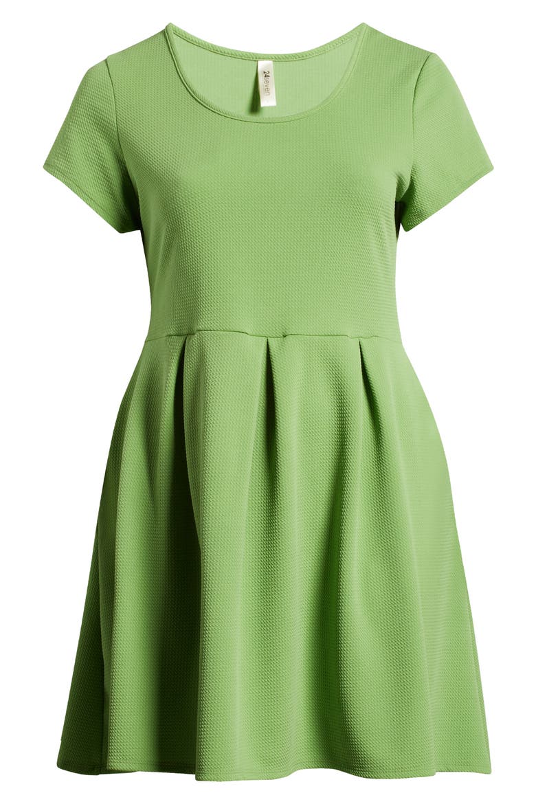 Scoop Neck Knit Dress, Alternate, color, KIWI