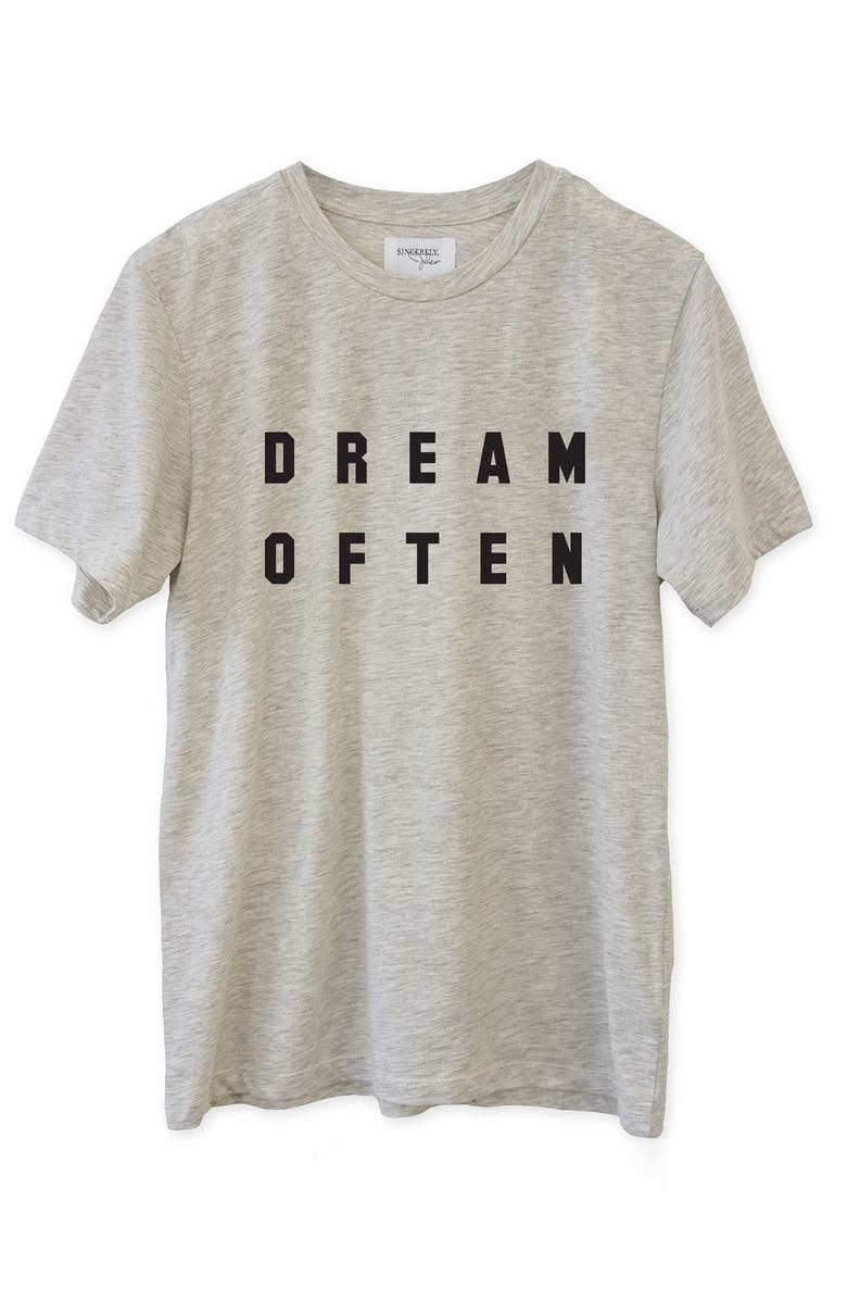 SINCERELY JULES 'Dream Often' Graphic Tee, Alternate, color, 