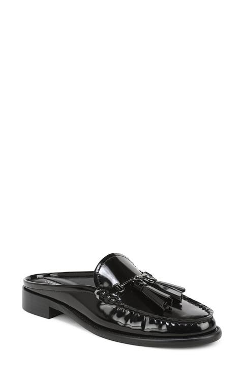 Callen Tassel Loafer Mule
