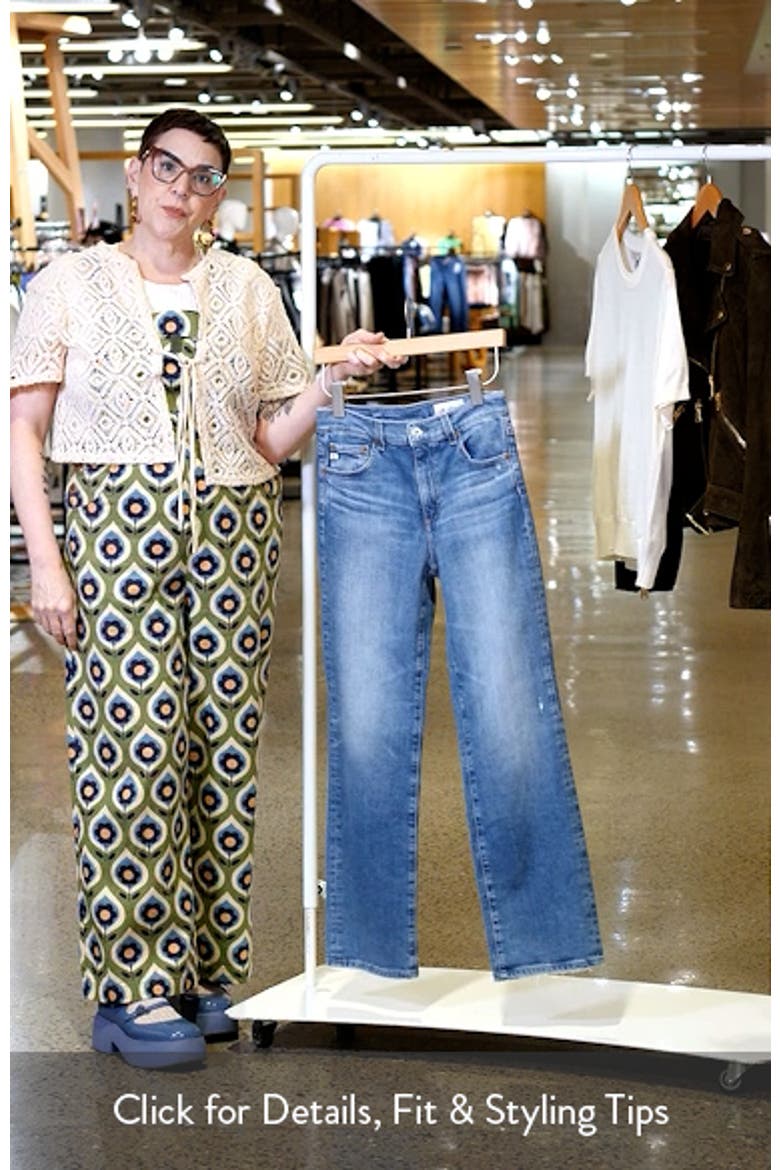 Brinley Mid Rise Classic Straight Leg Jeans video