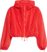 Cecilie Bahnsen Aisha Windflower Embroidered Sheer Organza Jacket