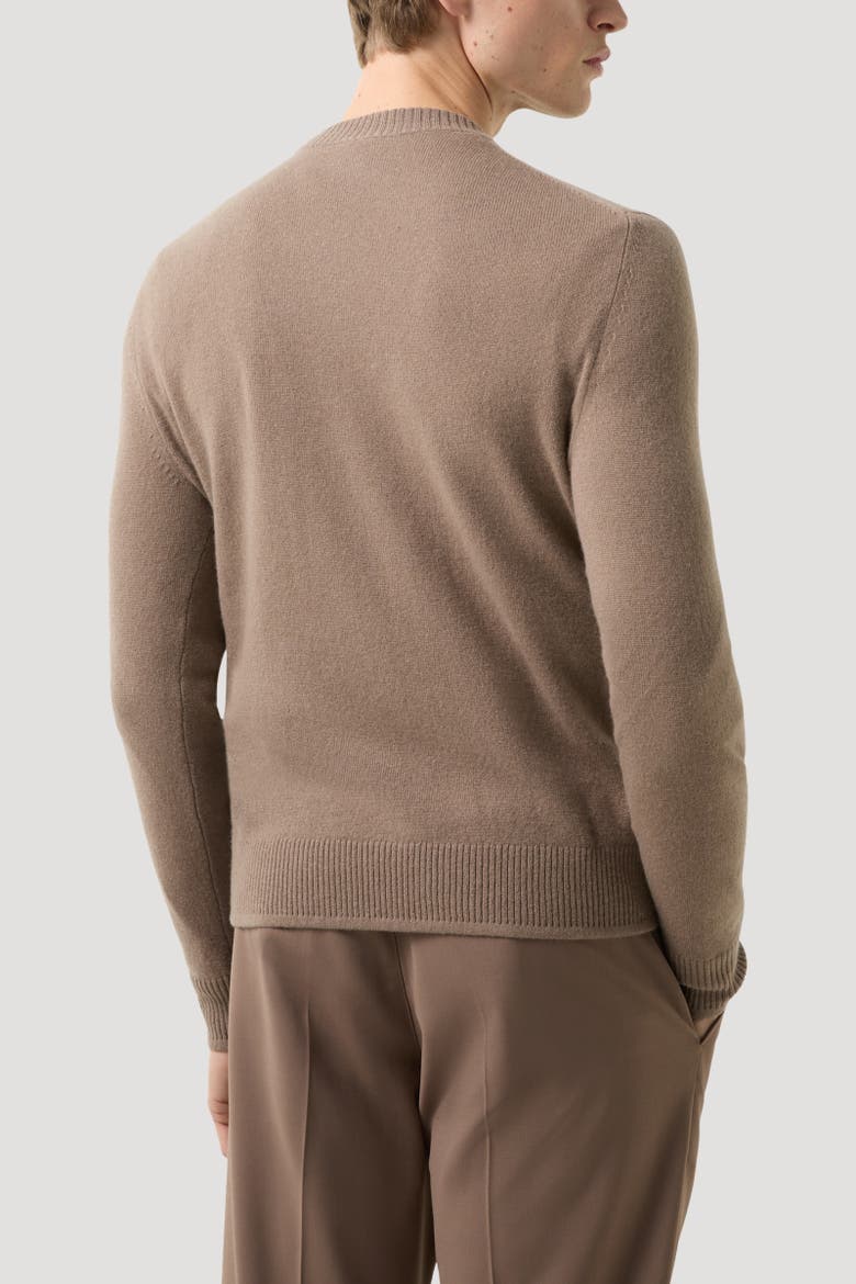 Brendon Cashmere Sweater, Alternate, color, Mud