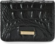 Brahmin Clementine Embossed Leather Card Case