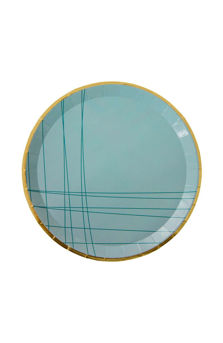 Jollity
Co Feliz Cumpleaño Dinner Plates, Main, color, Blue