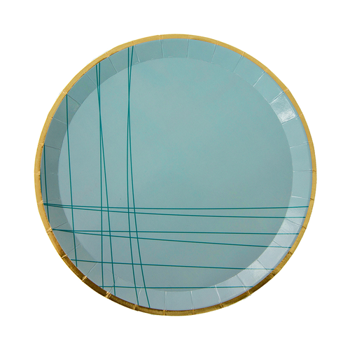 Jollity & Co Feliz Cumpleaño Dinner Plates In Blue