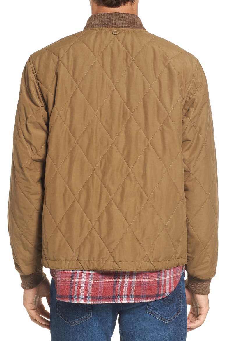 Quilted Pack Water-Resistant Jacket, Alternate, color, SPORTSMAN TAN