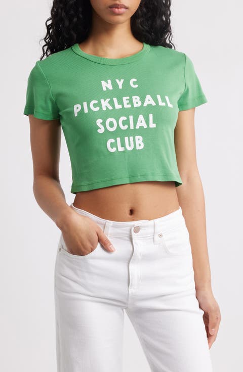 NYC Pickleball Cotton Graphic Baby Tee