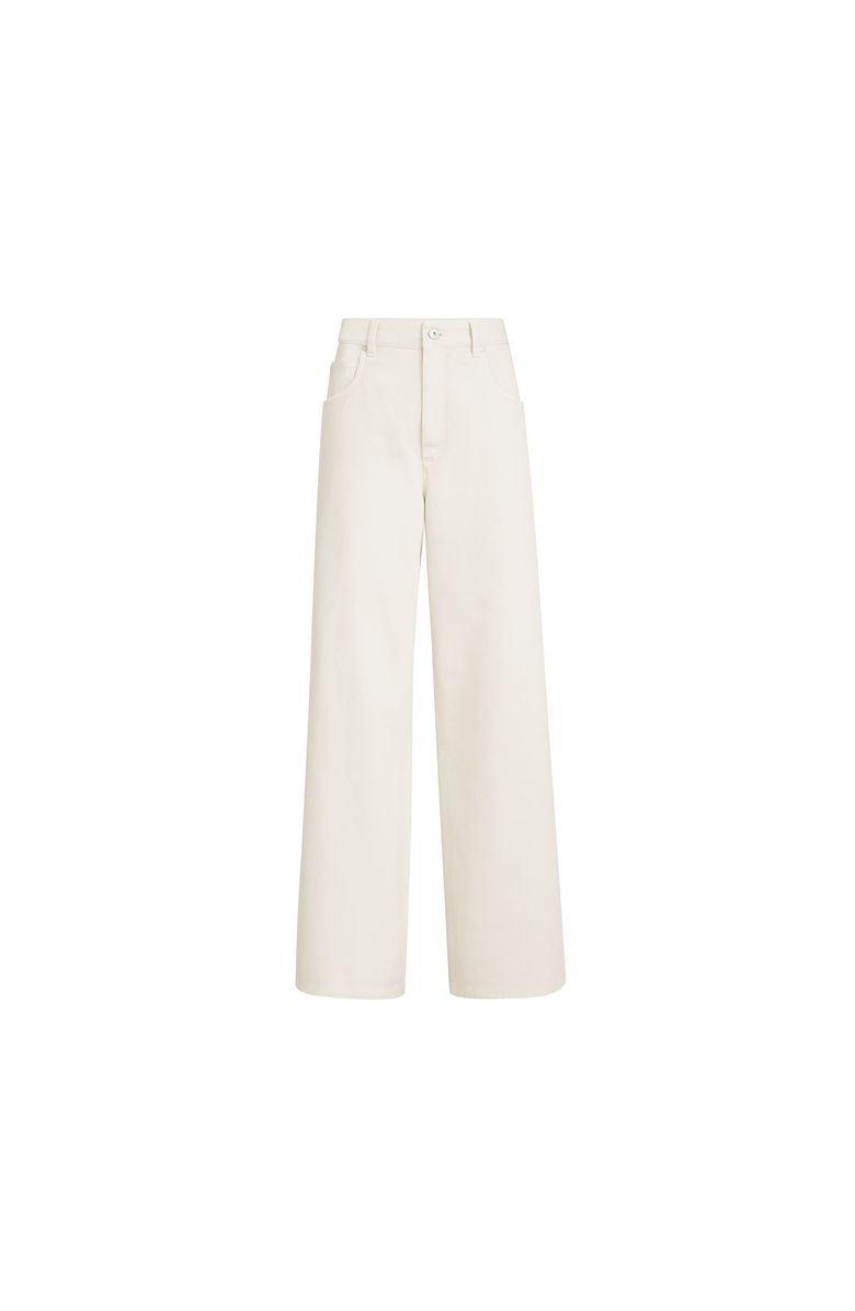 Brunello Cucinelli Relaxed trousers, Alternate, color, Chalk