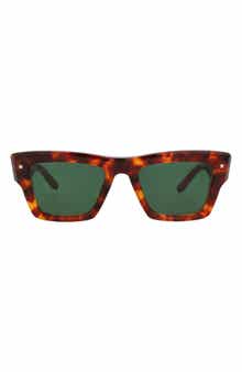 Valentino 53mm Square Sunglasses