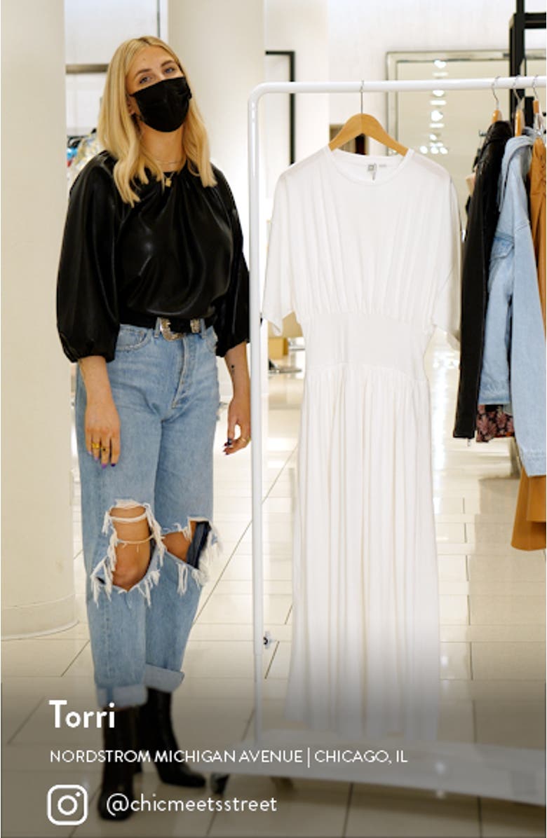 Women's Organic Cotton T-Shirt Dress, sales video thumbnail