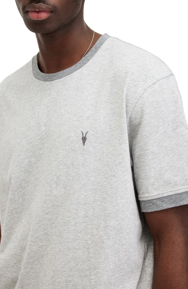 AllSaints Harris Cotton Ringer T-Shirt, Alternate, color,
