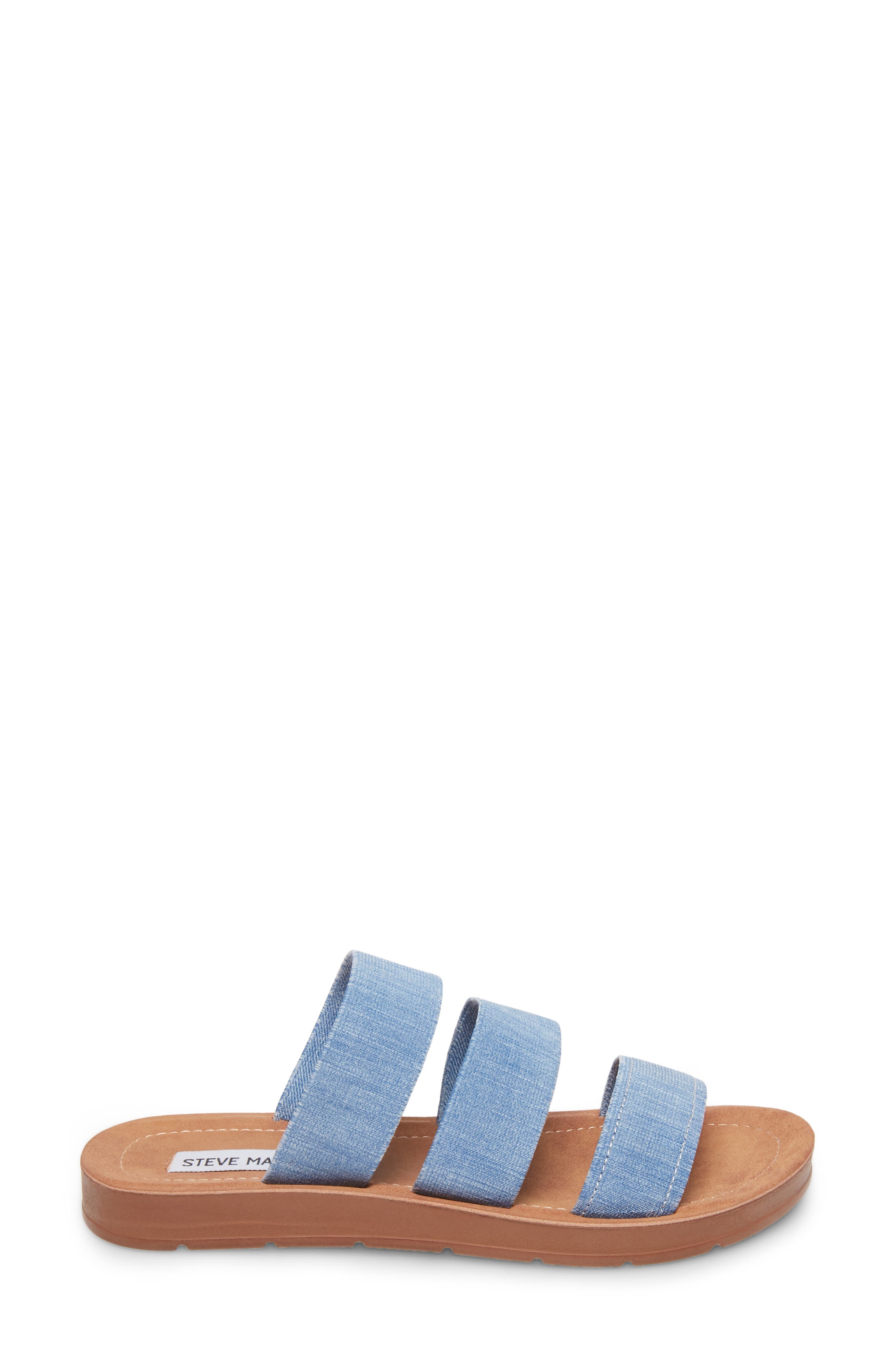 Pascale Slide Sandal, Alternate, color, DENIM
