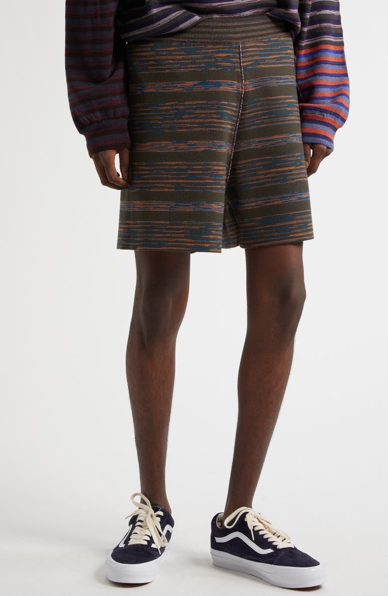 Waste Yarn Project Manu Stripe One Of A Kind Shorter Shorts, Alternate, color, Multi