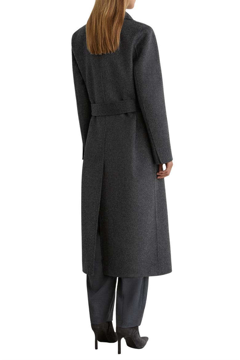 Marlowe Wool Blend Belted Coat, Alternate, color, CHARCOAL GREY