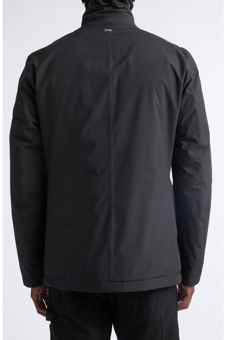 Waterproof Down & Feather Fill Sport Coat with Removable Liner, Alternate, color, 9300 BLACK