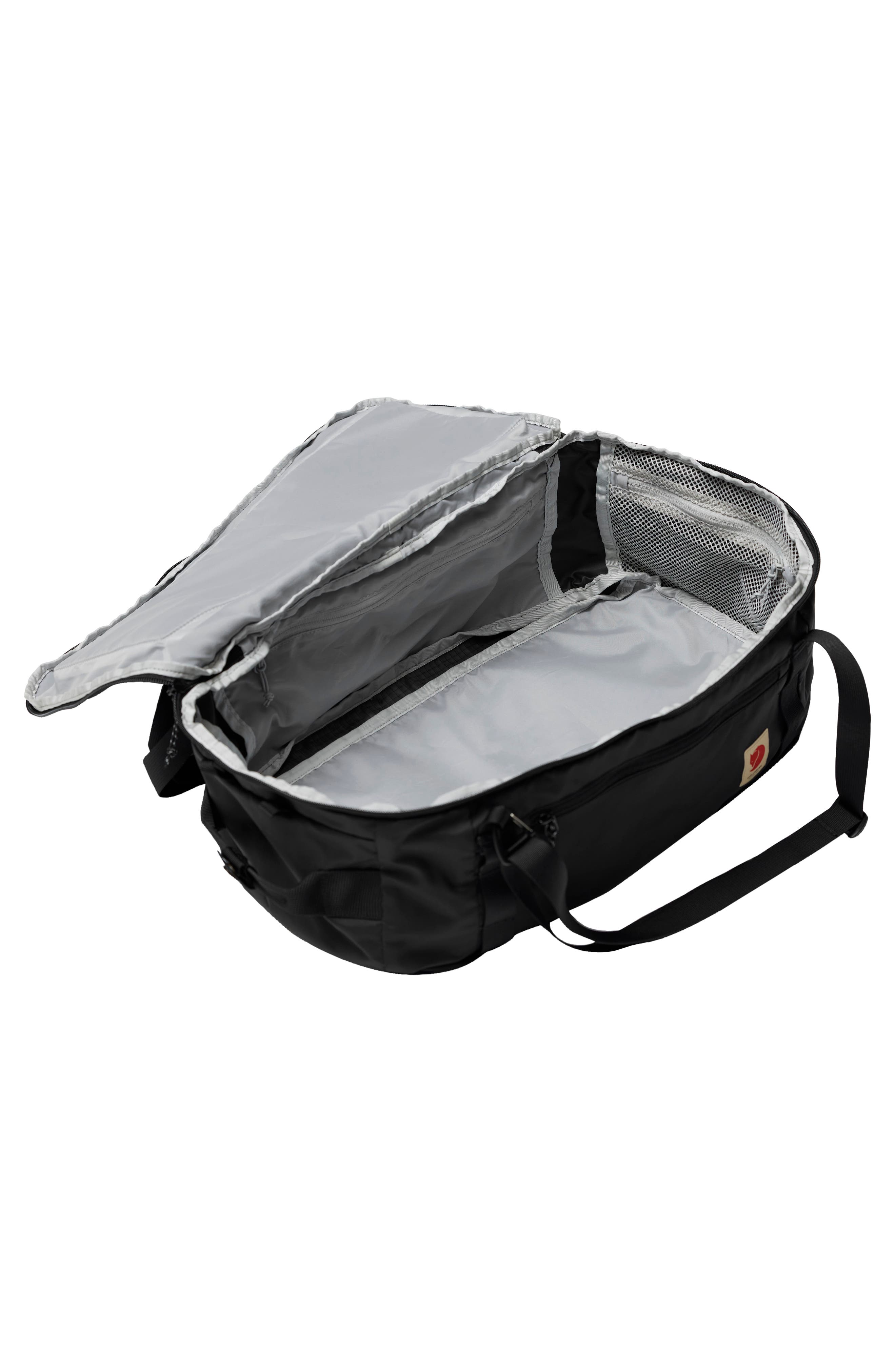 Fjällräven High Coast 22L Duffle Bag, Alternate, color, Black