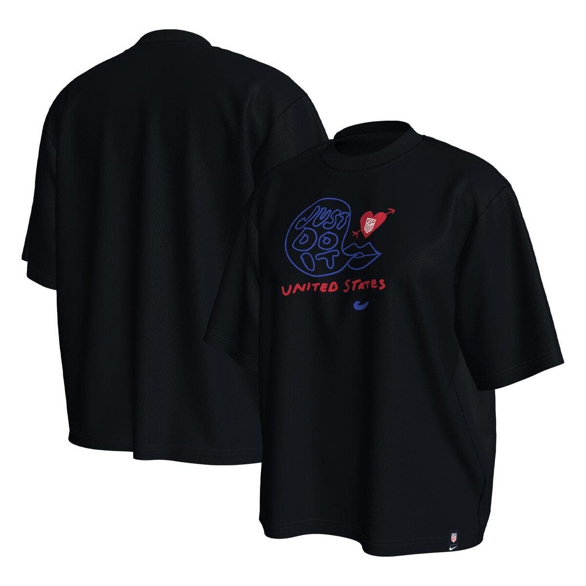 Women's Nike Black USMNT Spring T-Shirt
