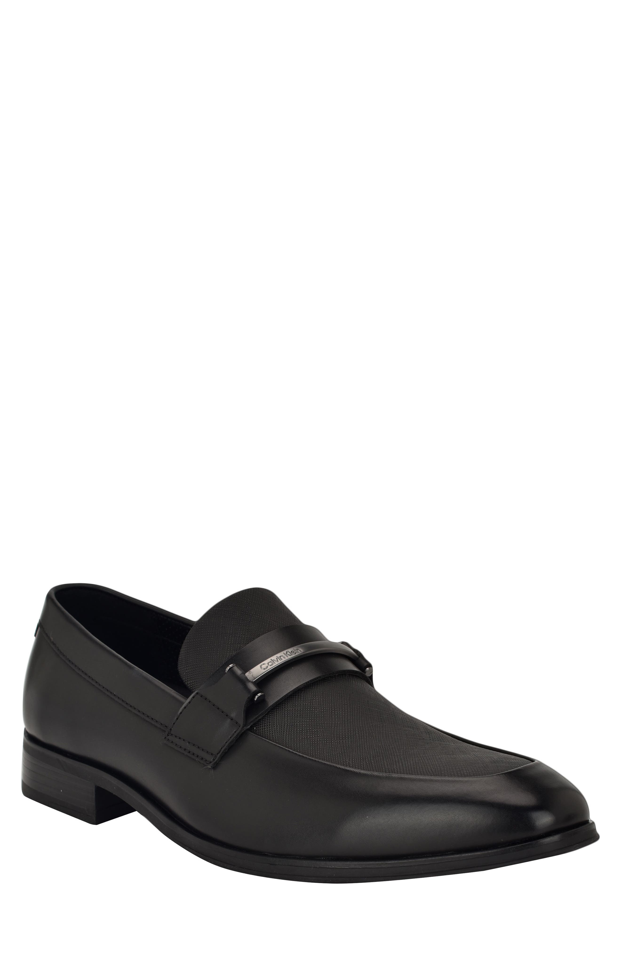 Calvin Klein Dael Bit Loafer, Main, color, Black