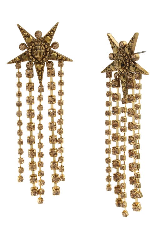 KURT GEIGER KURT GEIGER LONDON EAGLE STAR CHANDELIER EARRINGS