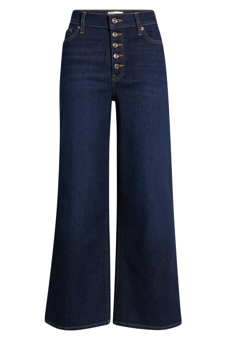 Le Pixie High Waist Slim Palazzo Jeans, Alternate, color, FAIRWAY