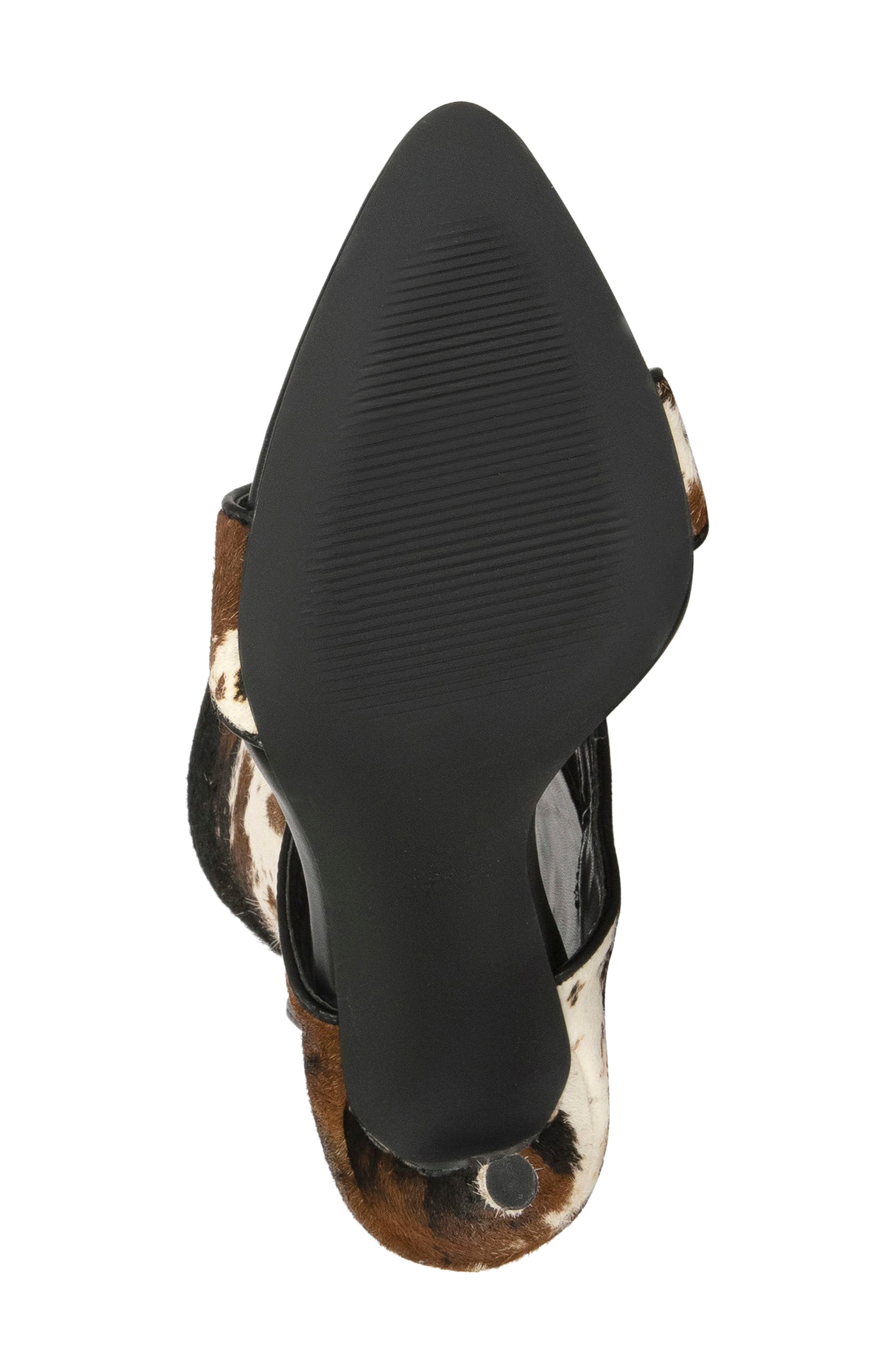 AZALEA WANG Boudier Faux Calf Hair Sandal, Alternate, color, 