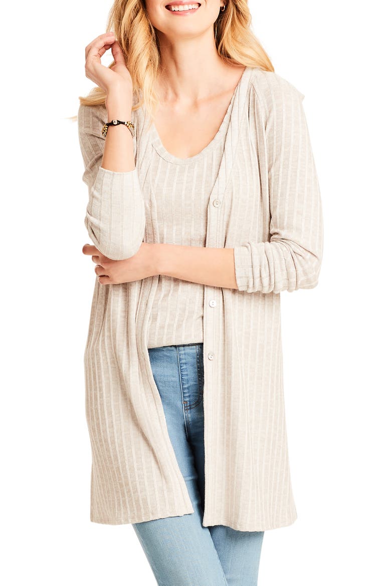 Champion Cardigan, Main, color, COBBLESTONE