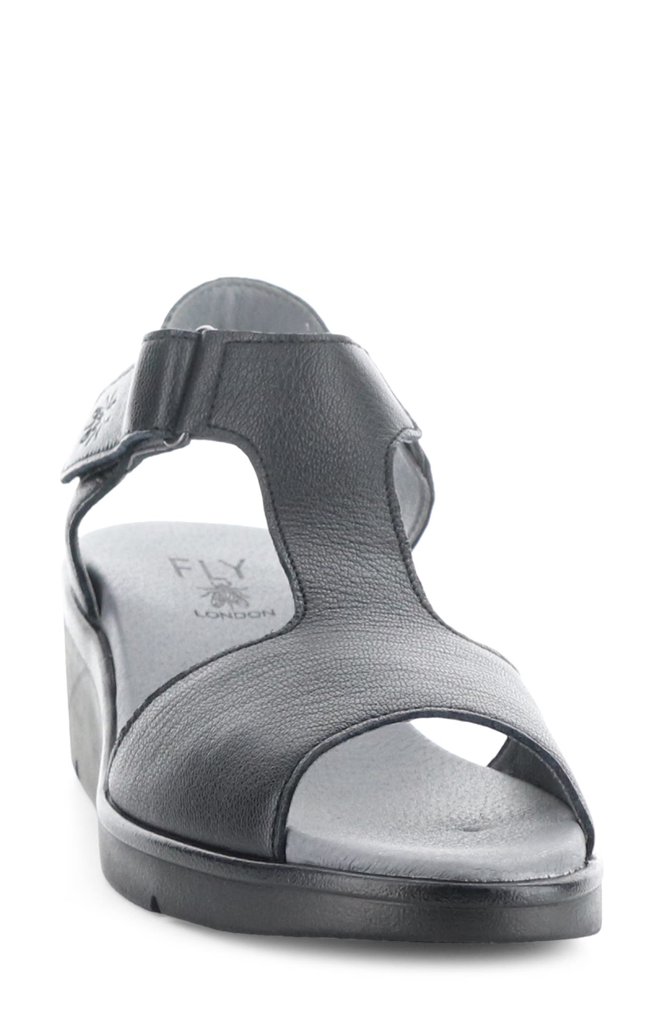 Fly London Nova Wedge Sandal, Alternate, color, 